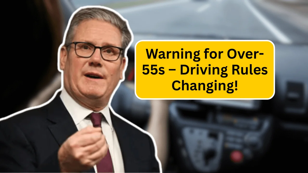 UK Government Confirms New Driving Licence Rules for Over-55s Starting 3 November 2025